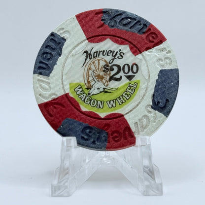 Harvey's (Wagon Wheel) Lake Tahoe Nevada $2 Casino Chip N4550