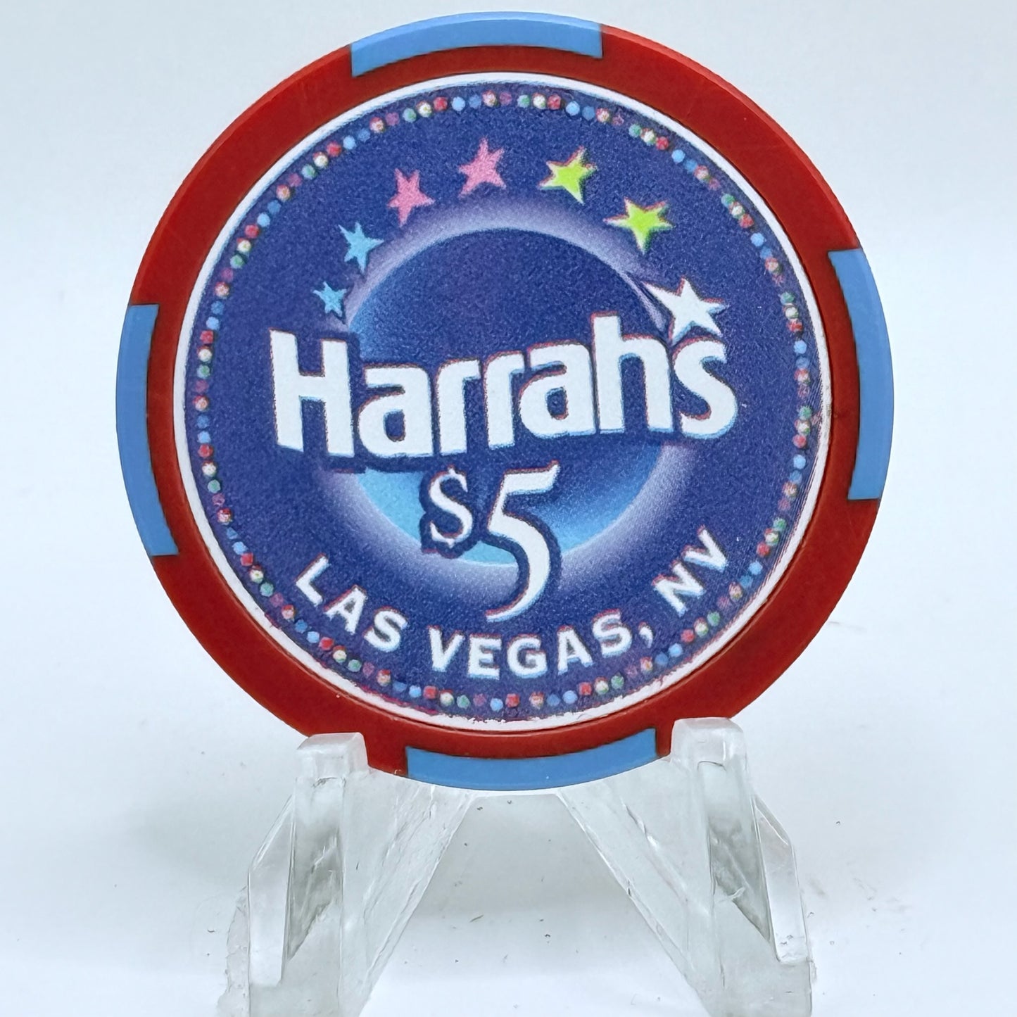 Harrah's Las Vegas Nevada 2003 'Pot Of Gold St Patrick's Day' LE $5 Casino Chip E0963