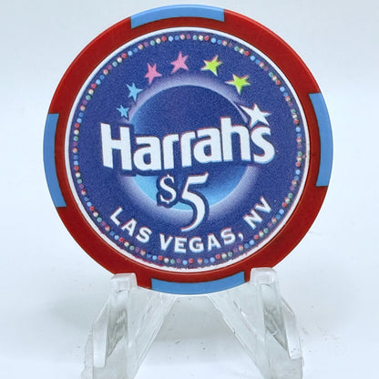 Harrah's Las Vegas Nevada 2003 'Pot Of Gold St Patrick's Day' LE $5 Casino Chip E0963