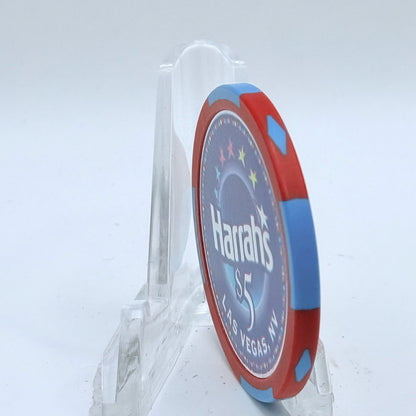 Harrah's Las Vegas Nevada 2003 'Pot Of Gold St Patrick's Day' LE $5 Casino Chip E0963