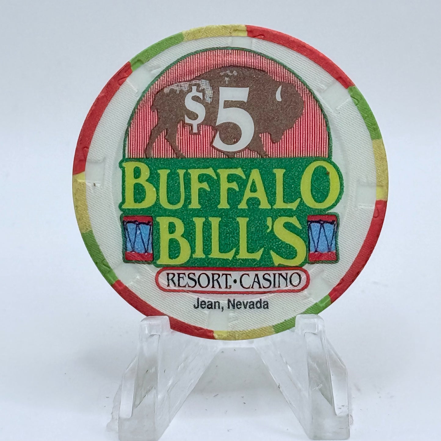 Buffalo Bill's Primm Nevada 1994 $5 Casino Chip N2657