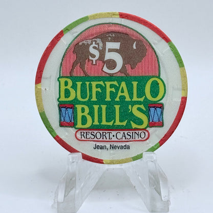 Buffalo Bill's Primm Nevada 1994 $5 Casino Chip N2657