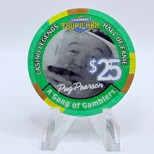 Tropicana Las Vegas Nevada 1999 'Pug Pearson' Series 9 LE $25 Casino Chip V5904