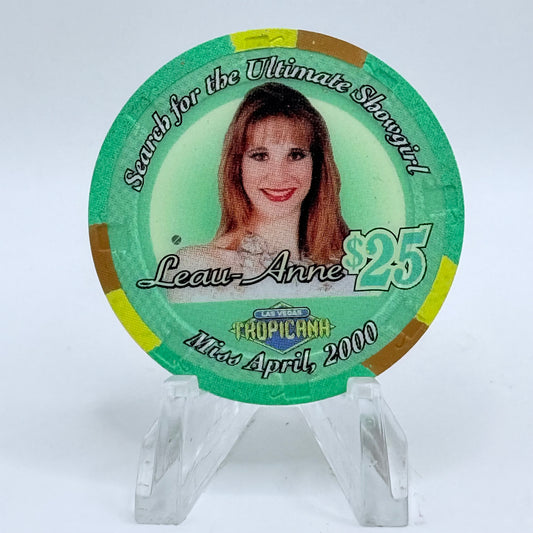 Tropicana Las Vegas Nevada 2000 'Leau-Anne' Series 10 LE $25 Casino Chip V5917