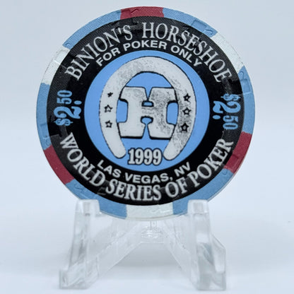 Horseshoe Club (Binion's) Las Vegas Nevada 1999 'Noel Furlong' LE $2.50 Casino Chip V4636
