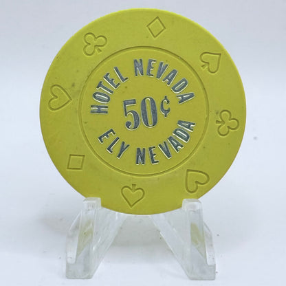 Hotel Nevada Ely Nevada 1990 $0.50 Casino Chip N0250