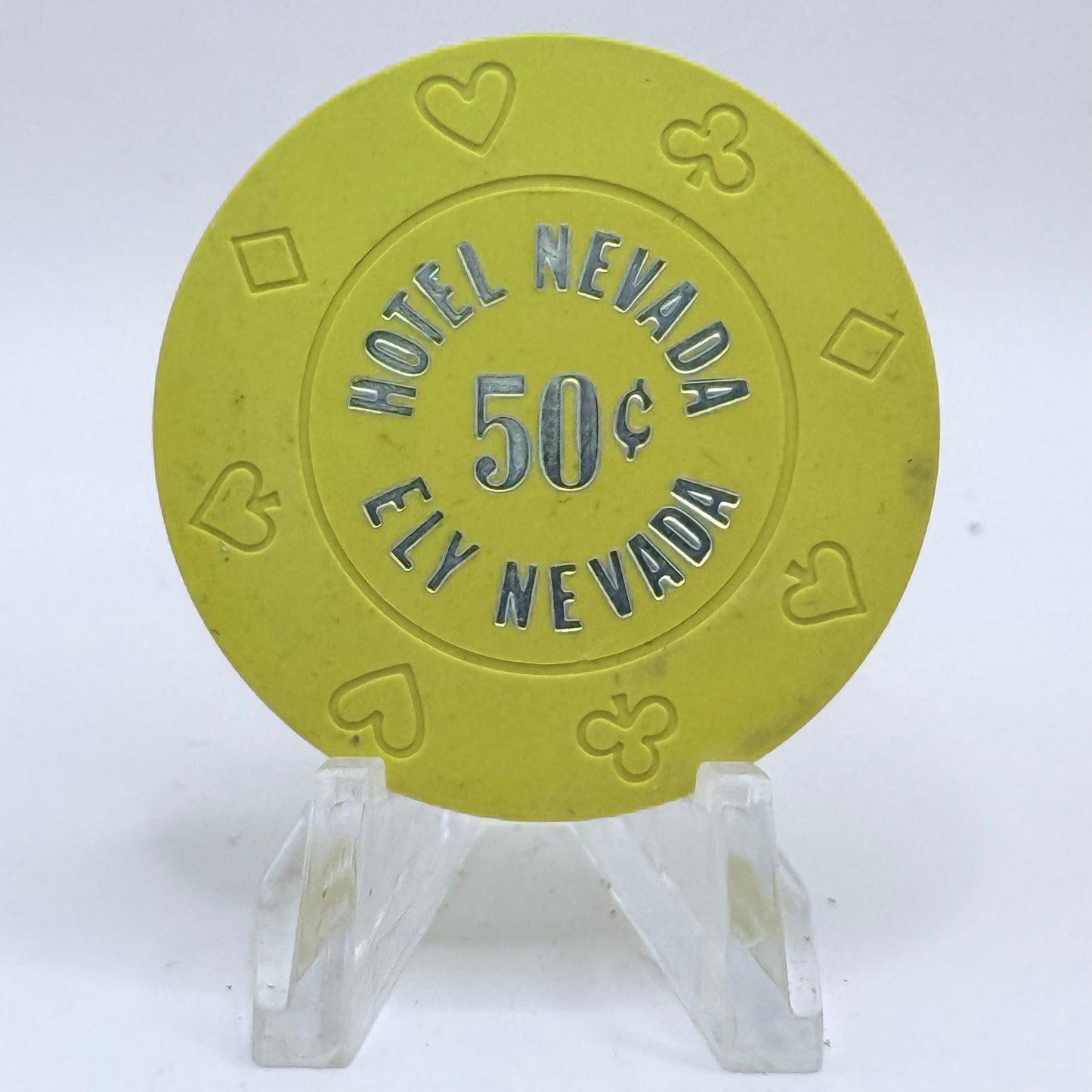 Hotel Nevada Ely Nevada 1990 $0.50 Casino Chip N0250