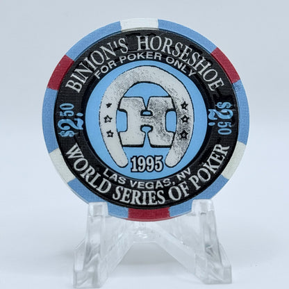 Horseshoe Club (Binion's) Las Vegas Nevada 1995 'Russ Hamilton' LE $2.50 Casino Chip N1686