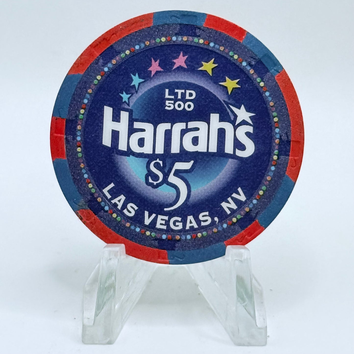 Harrah's Las Vegas Nevada 2004 'A Partridge in a Pear Tree' Series 2314 LE $5 Casino Chip E4230