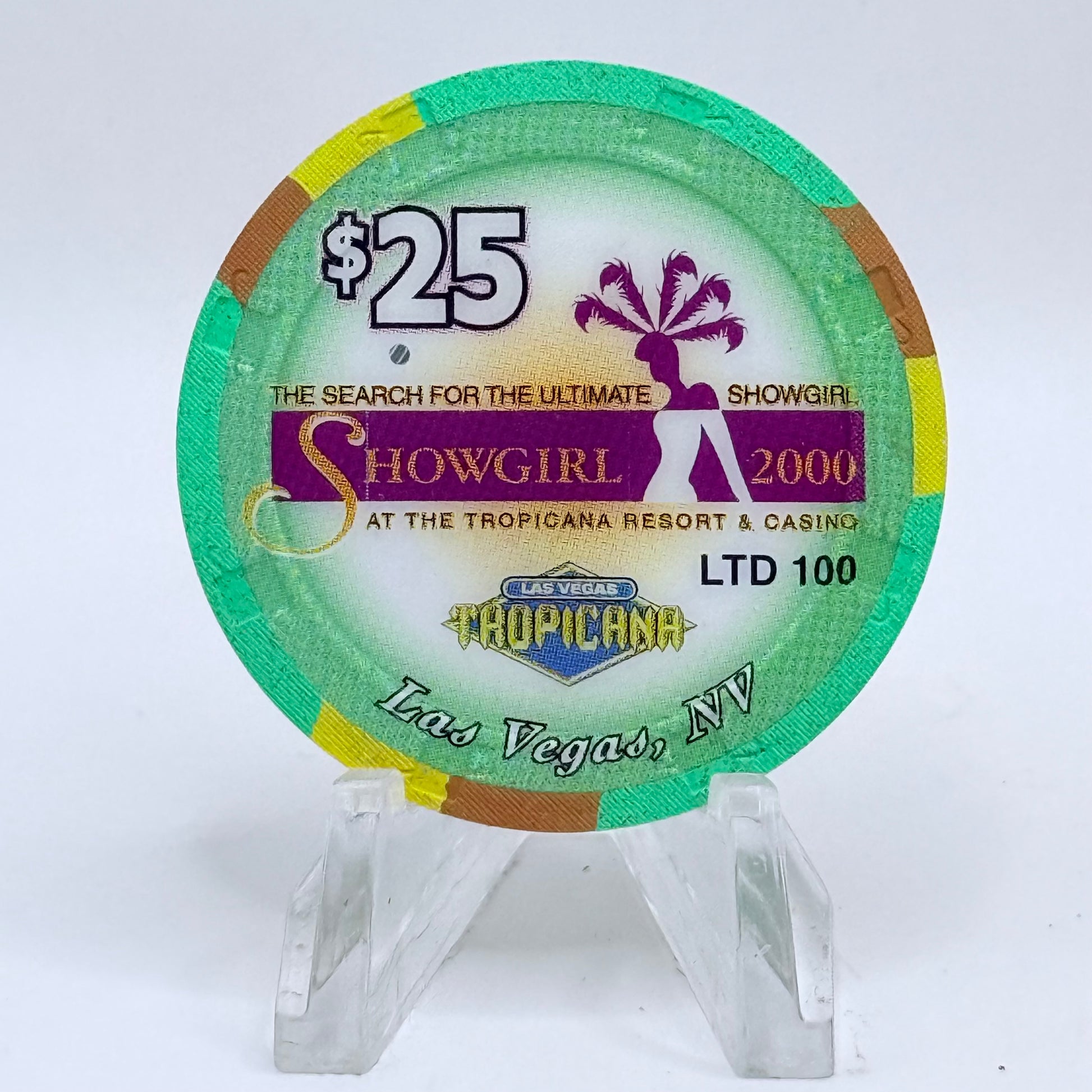 Tropicana Las Vegas Nevada 1999 'Jessera' Series 10 LE $25 Casino Chip V5919