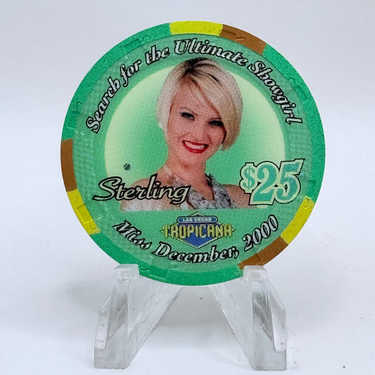 Tropicana Las Vegas Nevada 2000 'Sterling' Series 10 LE $25 Casino Chip V5920