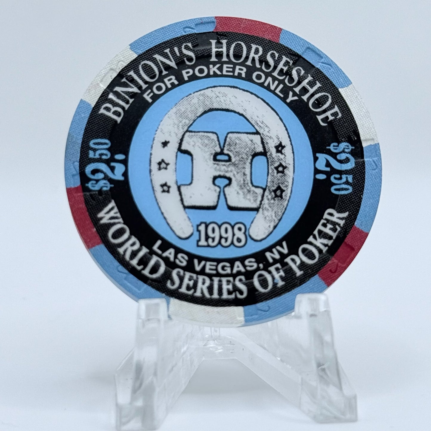 Horseshoe Club (Binion's) Las Vegas Nevada 1999 'Thuan Nguyen' LE $2.50 Casino Chip V2812