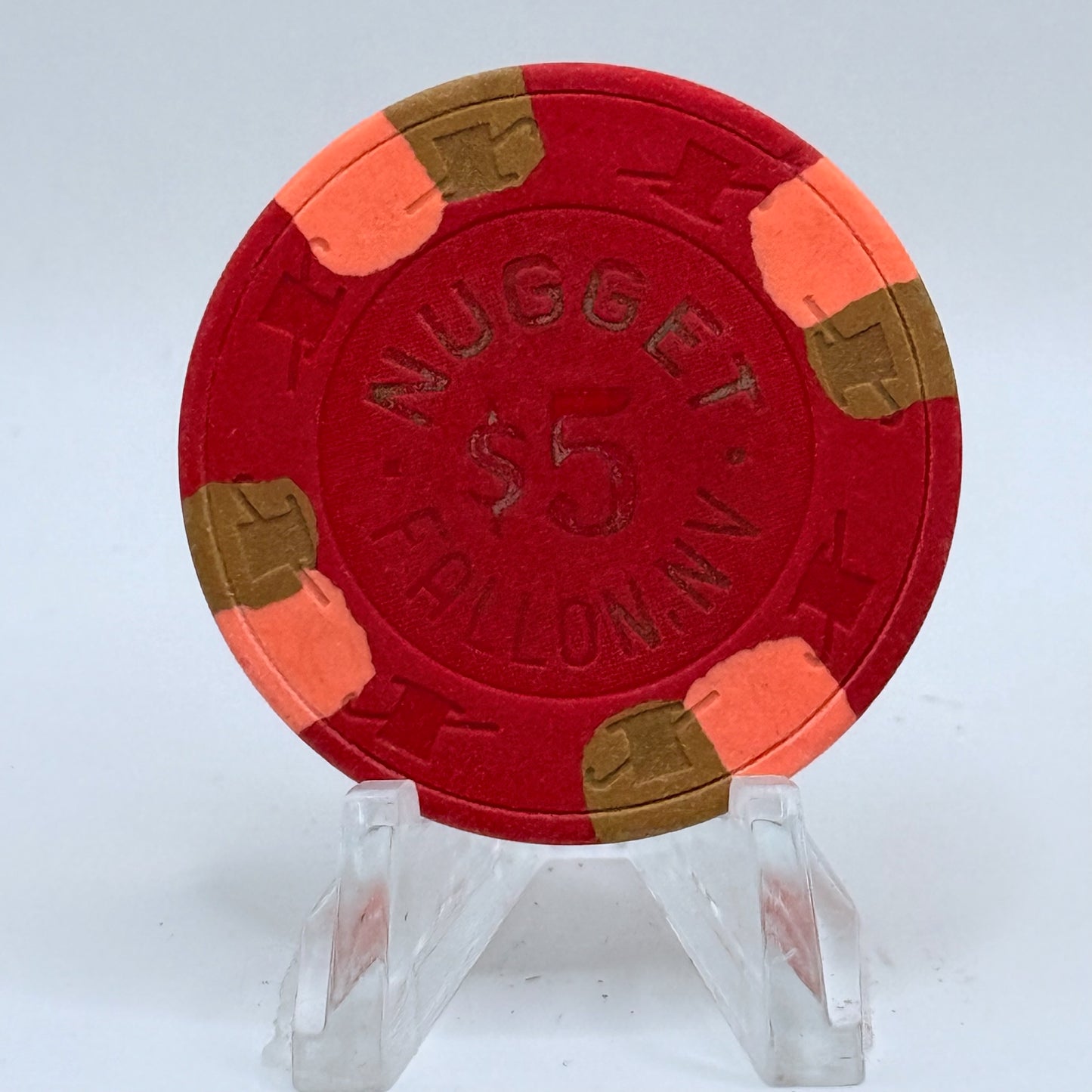 Fallon Nugget Fallon Nevada 1989 $5 Casino Chip N3286