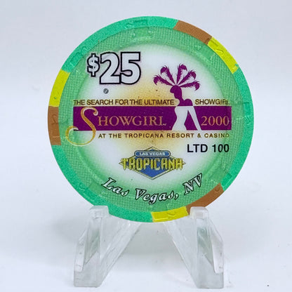 Tropicana Las Vegas Nevada 2000 'Heather' Series 10 LE $25 Casino Chip V5921