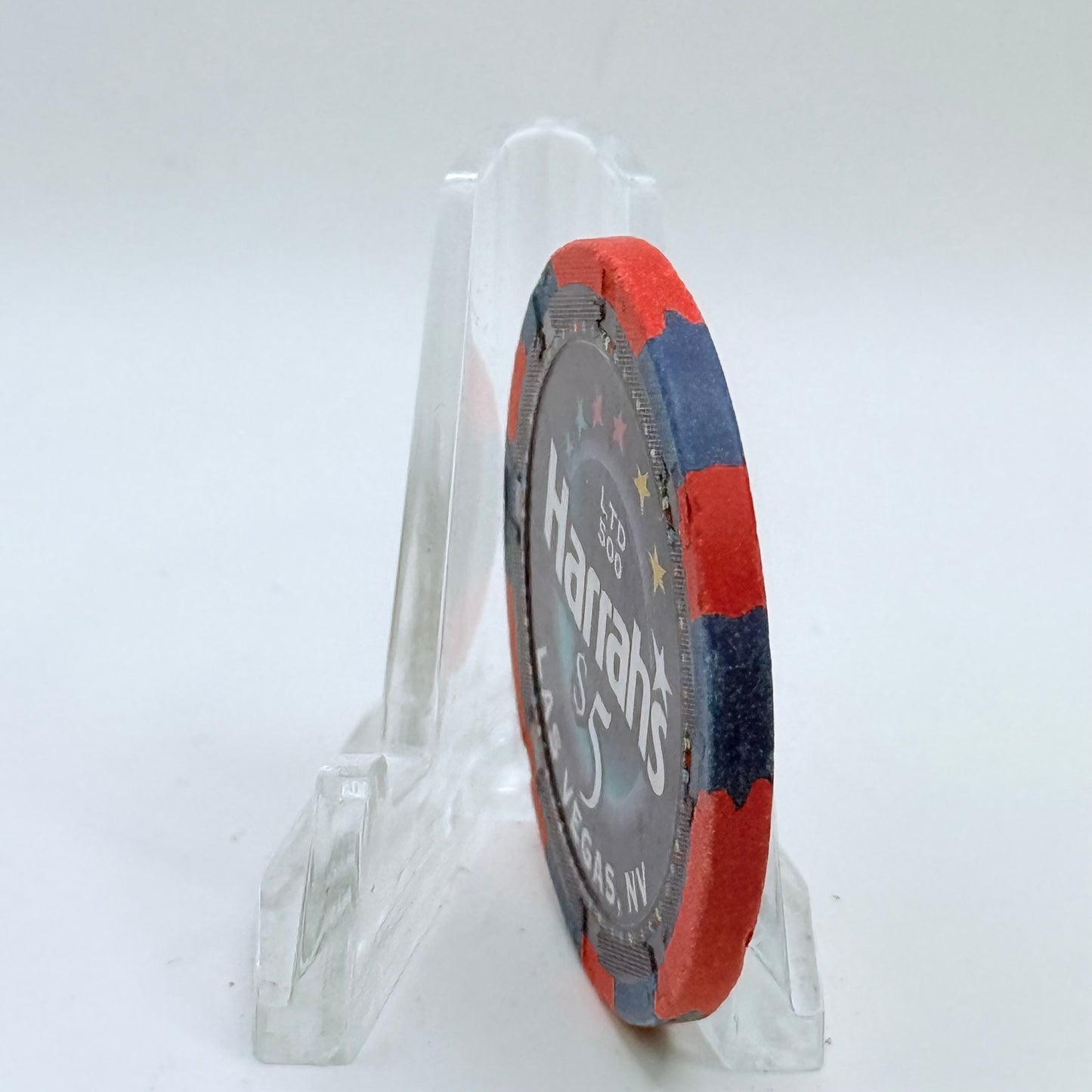 Harrah's Las Vegas Nevada 2004 'Three French Hens' Series 2314 LE $5 Casino Chip E4234