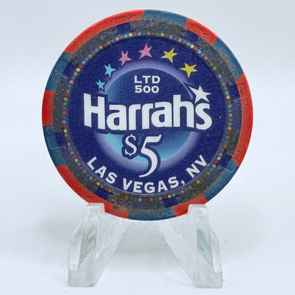 Harrah's Las Vegas Nevada 2004 'Four Calling Birds' Series 2314 LE $5 Casino Chip E4228