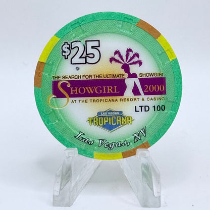 Tropicana Las Vegas Nevada 2000 'Janelle' Series 10 LE $25 Casino Chip V5922