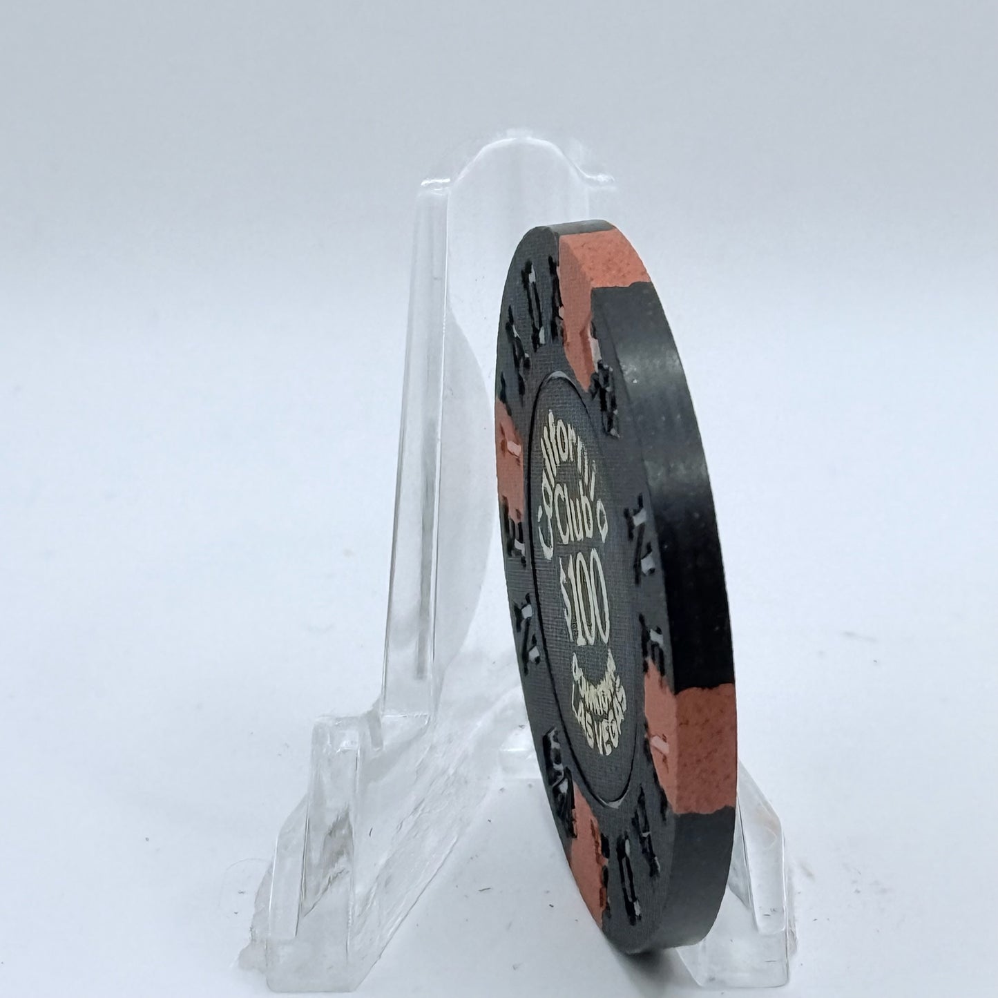 California Club Las Vegas Nevada 1960s $100 Casino Chip N6009