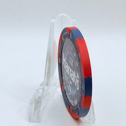 Harrah's Las Vegas Nevada 2004 'Five Golden Rings' Series 2314 LE $5 Casino Chip E4227