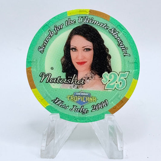 Tropicana Las Vegas Nevada 2000 'Natasha' Series 10 LE $25 Casino Chip V5924