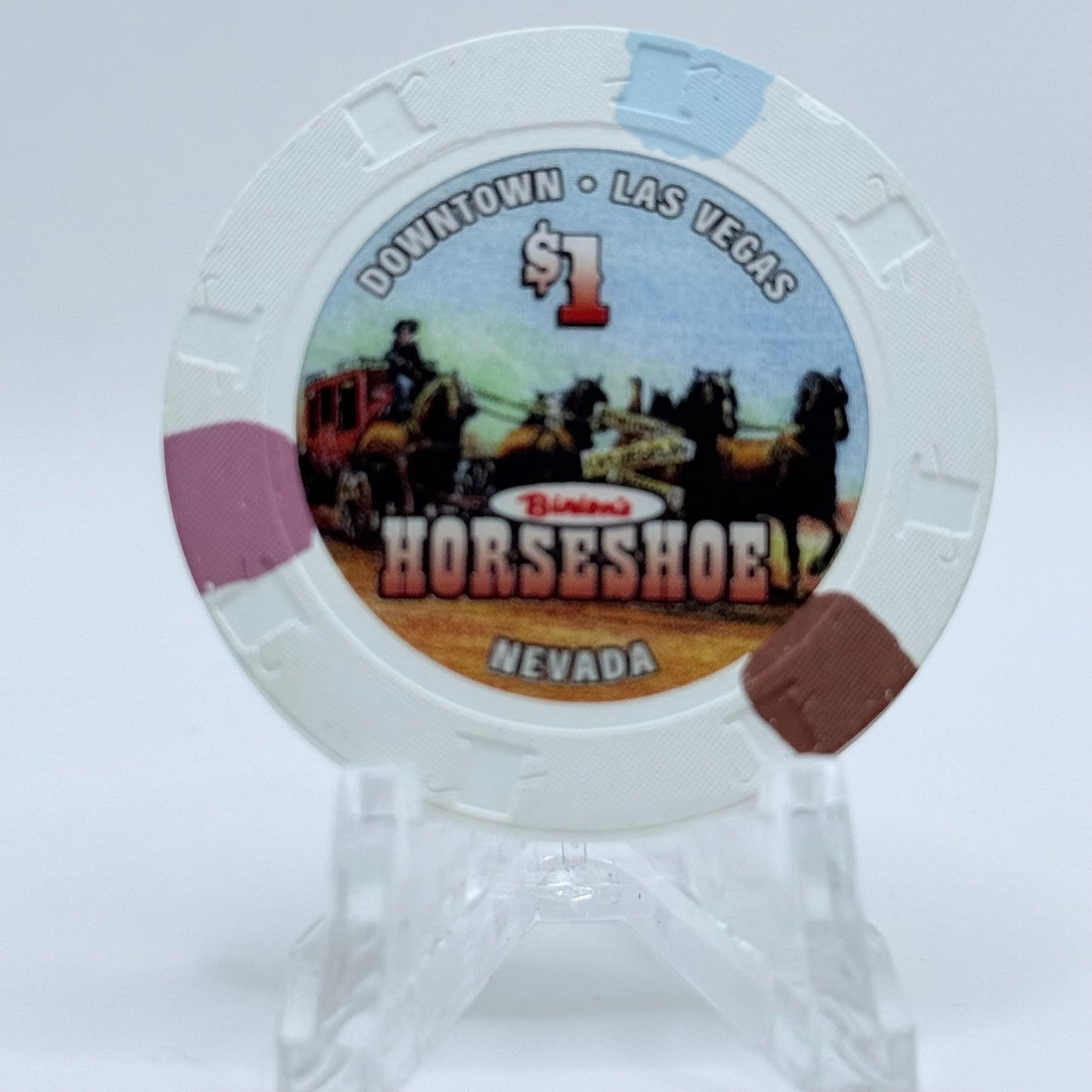 Horseshoe Club (Binion's) Las Vegas Nevada 2004 $1 Casino Chip E3742