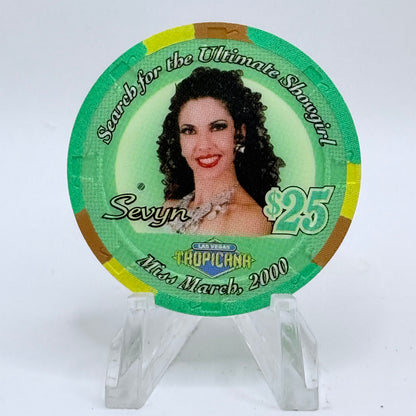 Tropicana Las Vegas Nevada 2000 'Sevyn' Series 10 LE $25 Casino Chip V5925