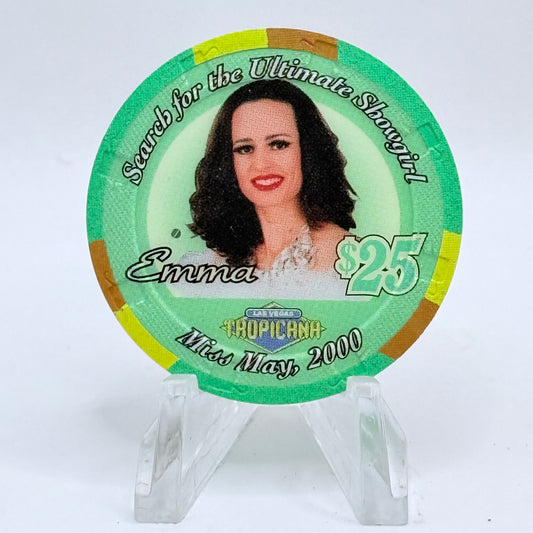 Tropicana Las Vegas Nevada 2000 'Emma' Series 10 LE $25 Casino Chip V5926