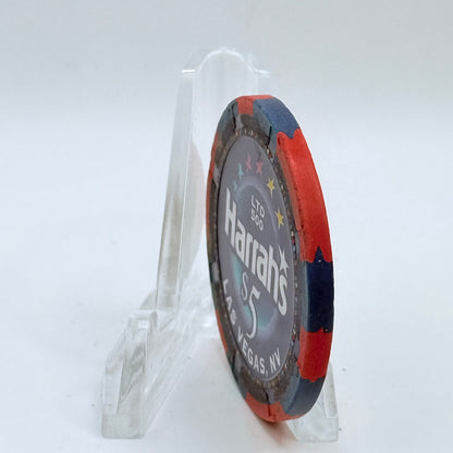 Harrah's Las Vegas Nevada 2004 'Eight Maids A Milking' $5 Series 2314 LE $5 Casino Chip E4225