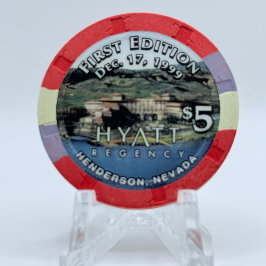 Hyatt Regency Henderson Nevada 1999 LE $5 Casino Chip V4670