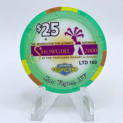 Tropicana Las Vegas Nevada 2000 'Vivica' Series 10 LE $25 Casino Chip V5927