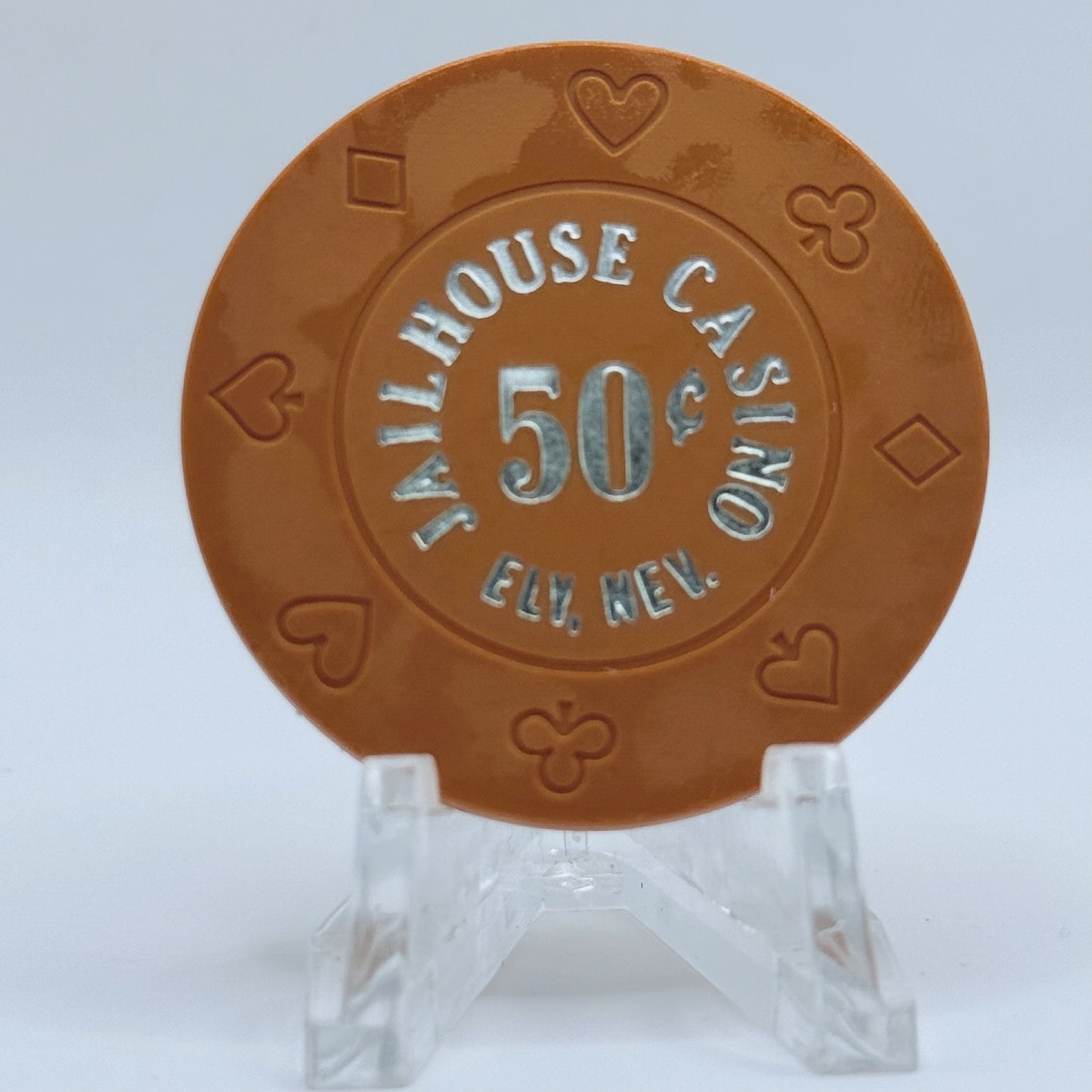 Jailhouse Casino Ely Nevada 1984 $0.50 Casino Chip N0253