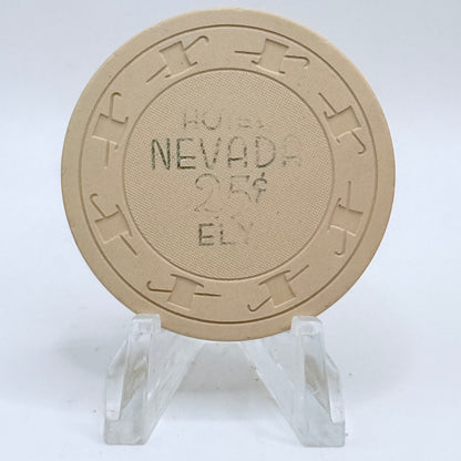 Hotel Nevada Ely Nevada 1950 $0.25 Casino Chip N3236