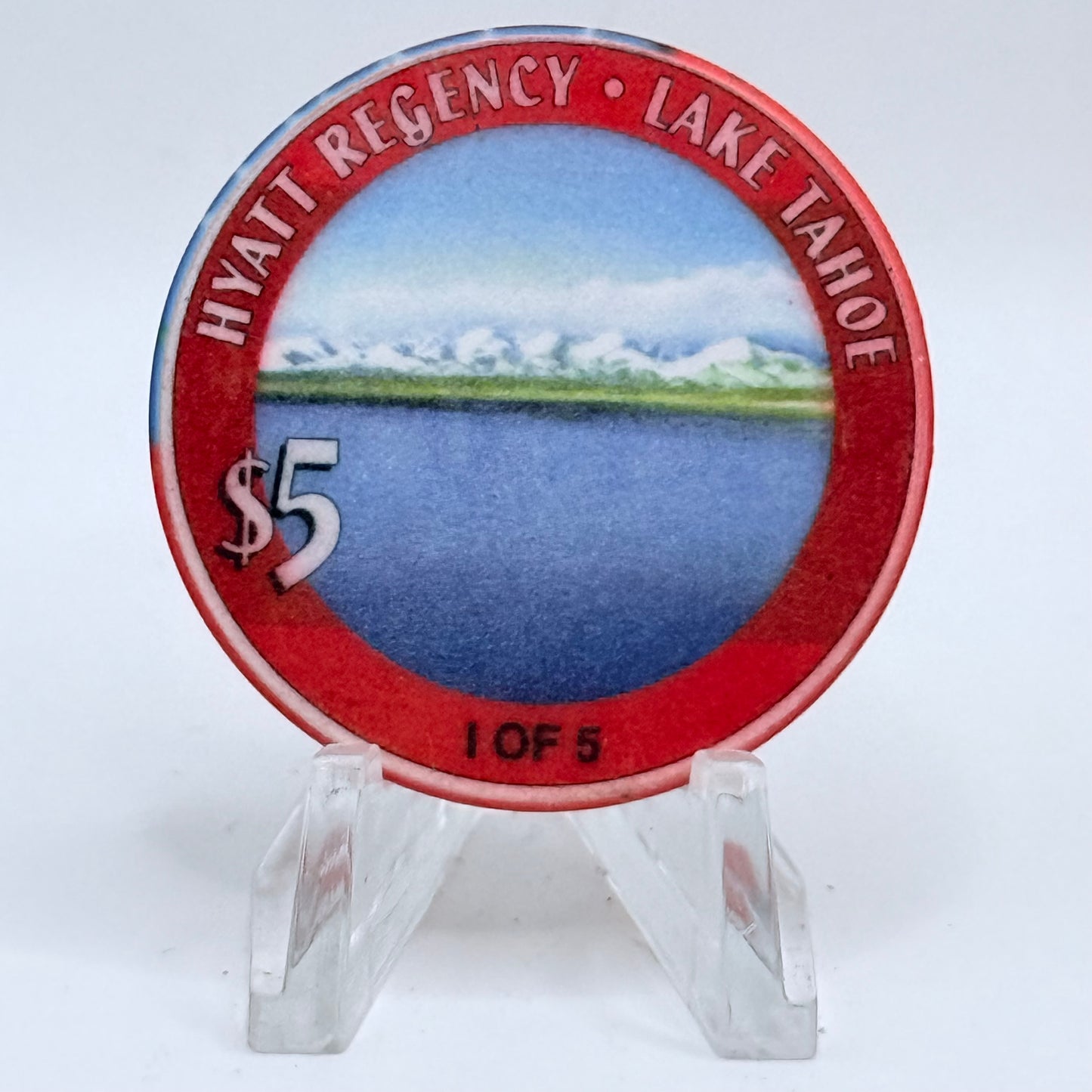 Hyatt Regency (Lake Tahoe) Incline Village Nevada 2000 LE $5 Casino Chip V4661