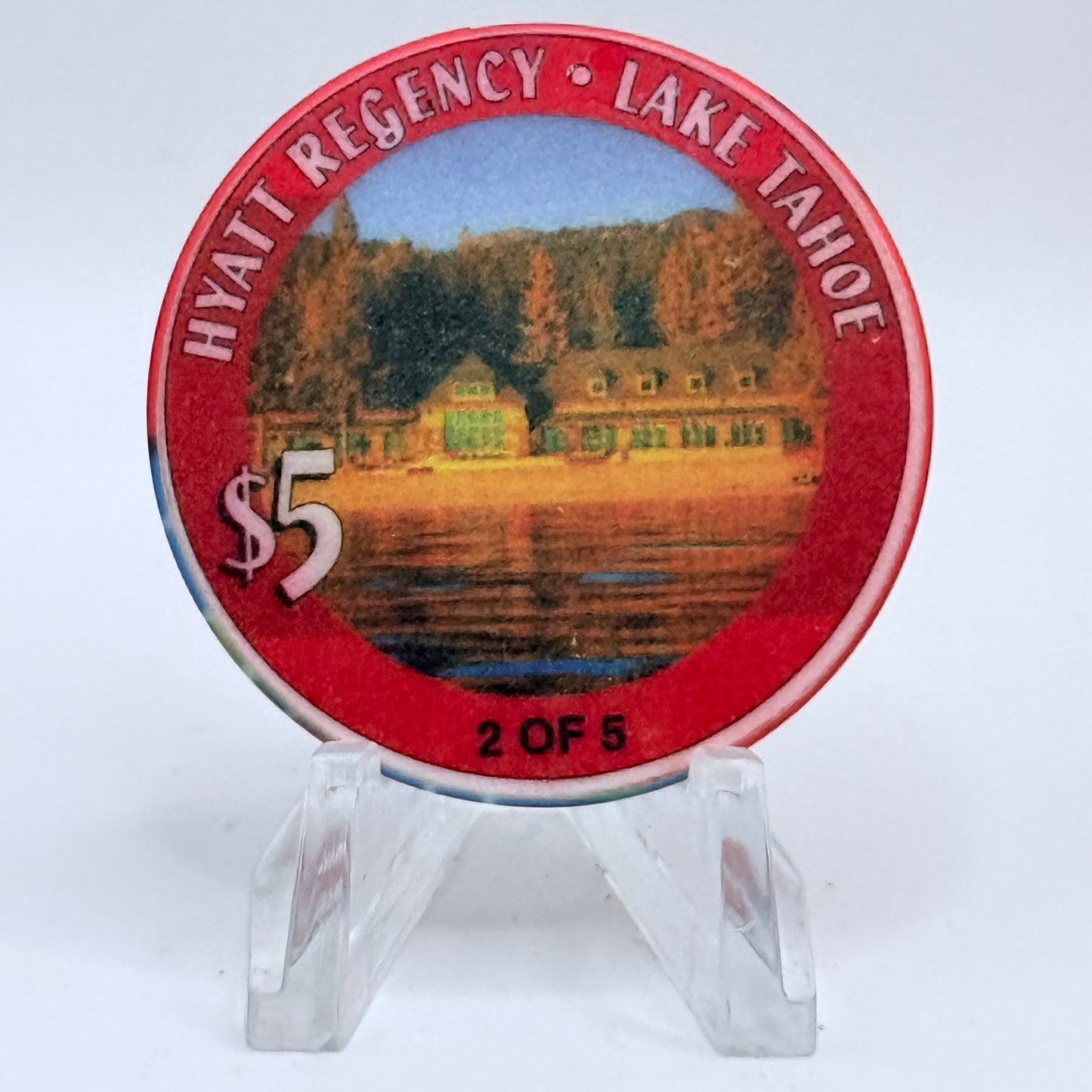 Hyatt Regency (Lake Tahoe) Incline Village Nevada 2000 LE $5 Casino Chip V4662