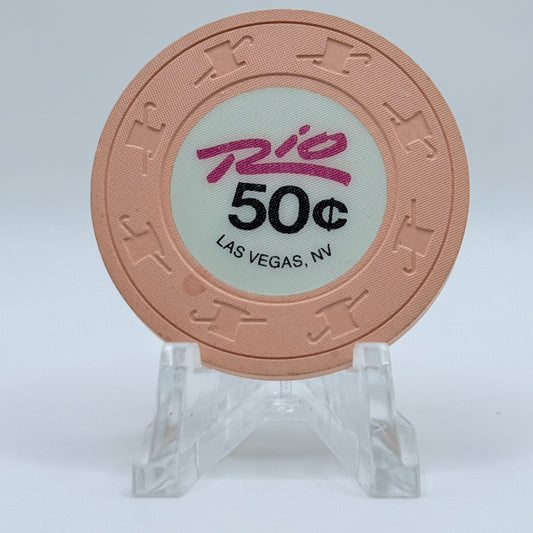 Rio Las Vegas Nevada 1989 $0.50 Casino Chip N2058