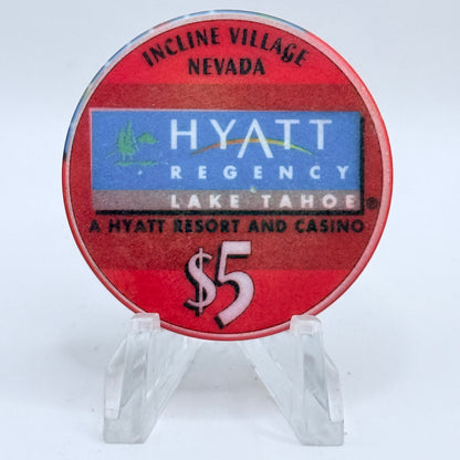 Hyatt Regency (Lake Tahoe) Incline Village Nevada 2000 LE $5 Casino Chip V4663