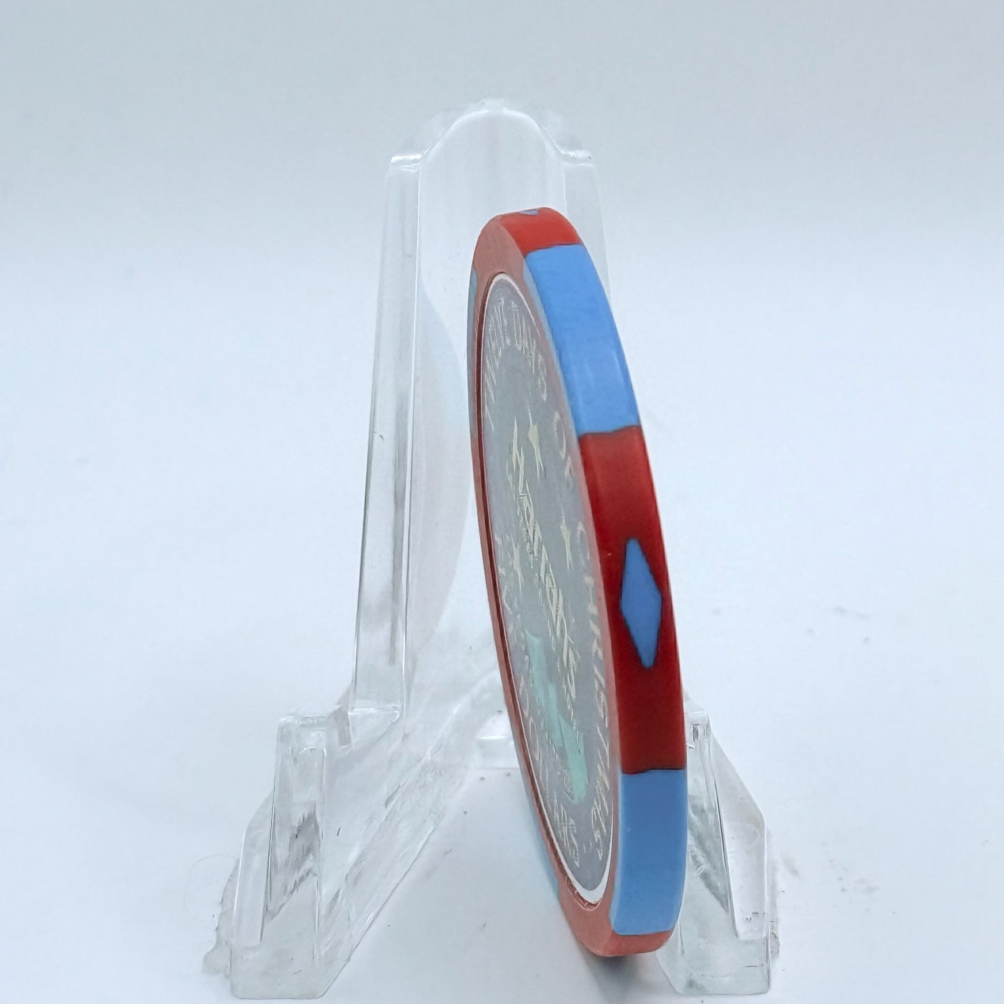 Harrah's Las Vegas Nevada 2002 'Twelveth Day Of Christmas - Twelve Drummers Drumming' LE $5 Casino Chip E0954