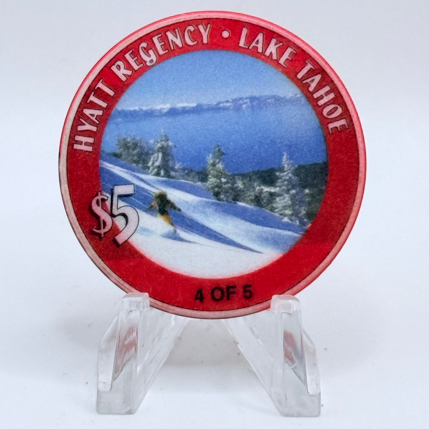 Hyatt Regency (Lake Tahoe) Incline Village Nevada 2000 LE $5 Casino Chip V4664