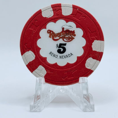 Riverboat Reno Nevada 1988 $5 Casino Chip N5478.L