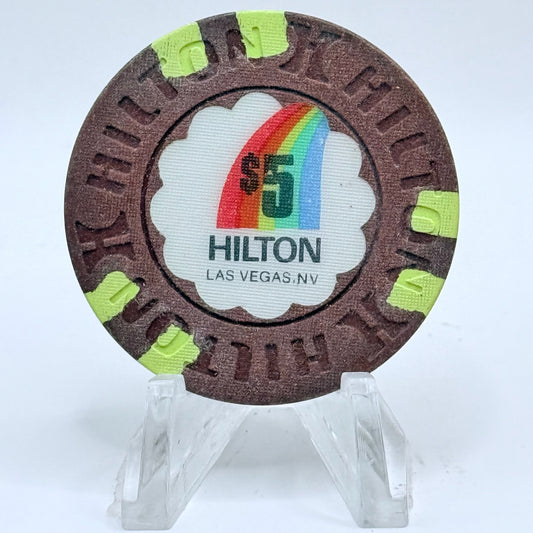 Las Vegas Hilton Las Vegas Nevada 1990 $5 Casino Chip N1863