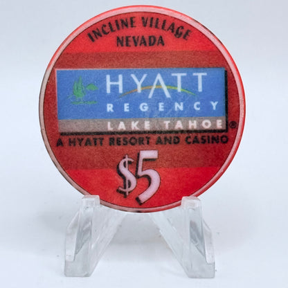 Hyatt Regency (Lake Tahoe) Incline Village Nevada 2000 LE $5 Casino Chip V4665