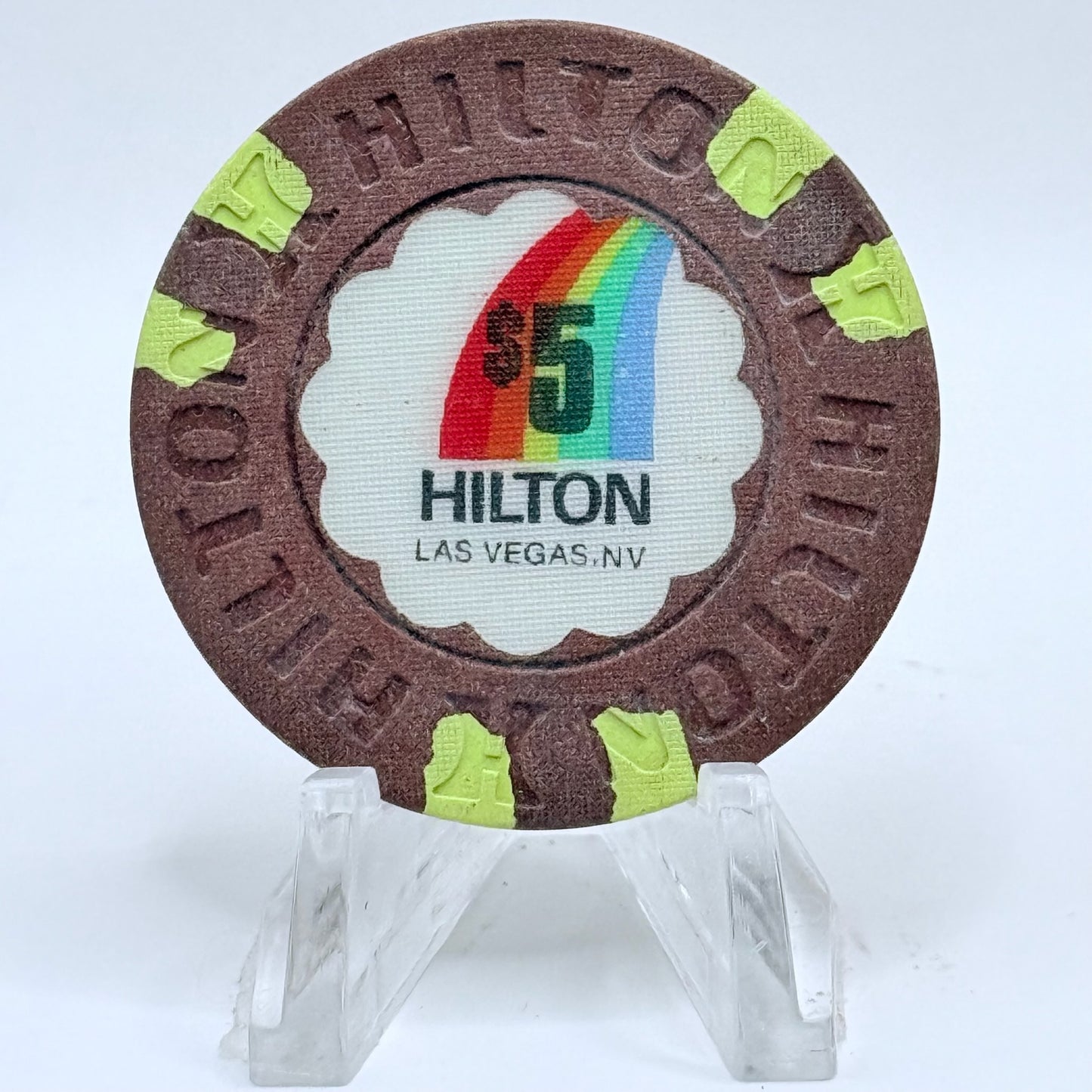 Las Vegas Hilton Las Vegas Nevada 1990 $5 Casino Chip N1863