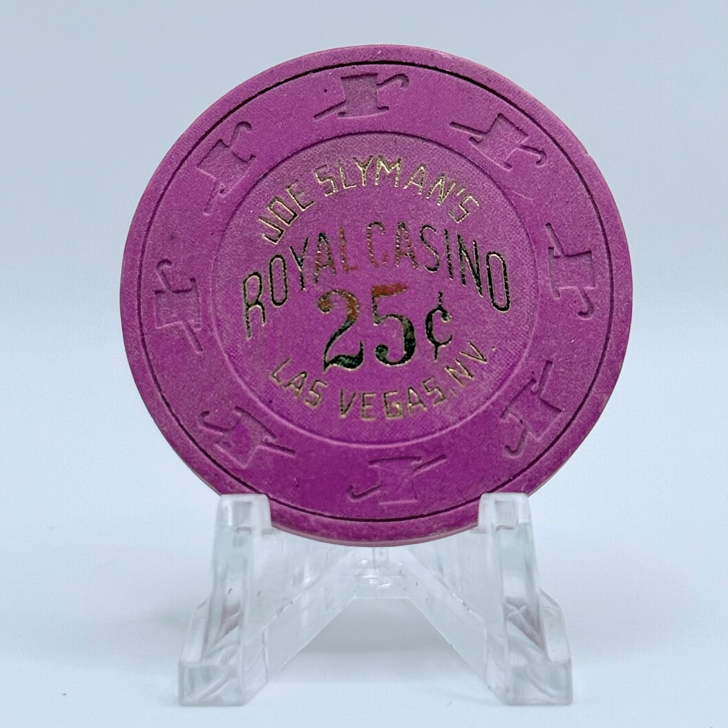Royal Casino Las Vegas Nevada 1977 $0.25 Casino Chip N2077