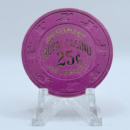 Royal Casino Las Vegas Nevada 1977 $0.25 Casino Chip N2077