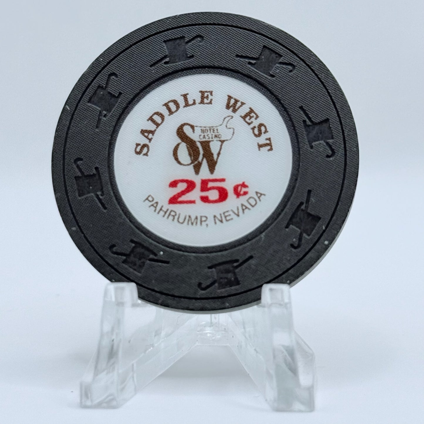 Saddle West Pahrump Nevada 1997 $0.25 Casino Chip V1442