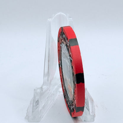 Las Vegas Hilton Las Vegas Nevada 2009 '40th Anniversary With Elvis Sign' LE $5 Casino Chip E9526