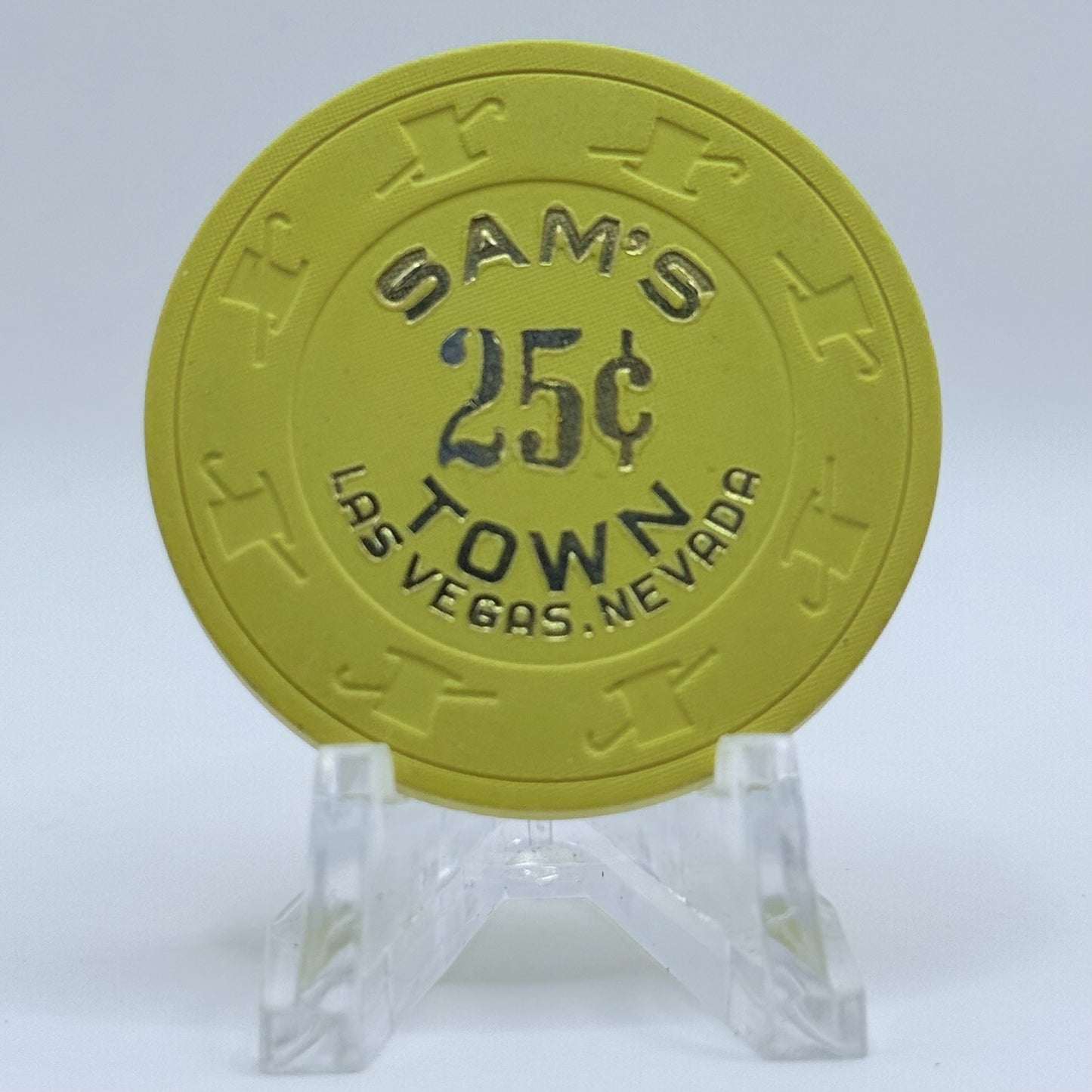 Sam's Town Las Vegas Nevada 1986 $0.25 Casino Chip N7814.S