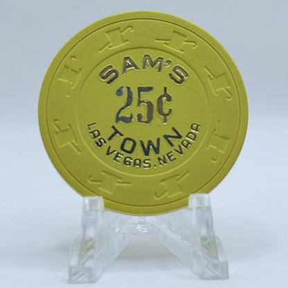 Sam's Town Las Vegas Nevada 1986 $0.25 Casino Chip N7814.S