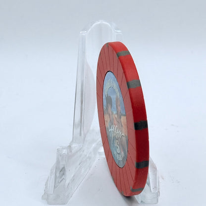 Las Vegas Hilton Las Vegas Nevada 2003 'Brooks And Dunn' LE $5 Casino Chip E1156