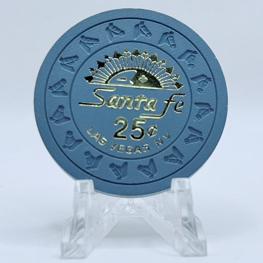 Santa Fe Las Vegas Nevada 1991 $0.25 Casino Chip E7340